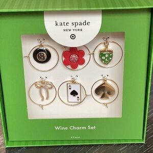 Kate Spade x Target Wine Charm Set NIB